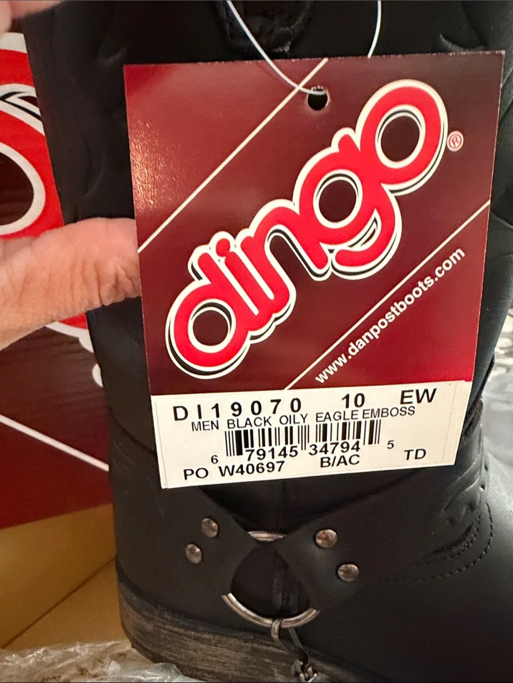 Brand New Dingo Cowboy Boots Brand with tags in plastic